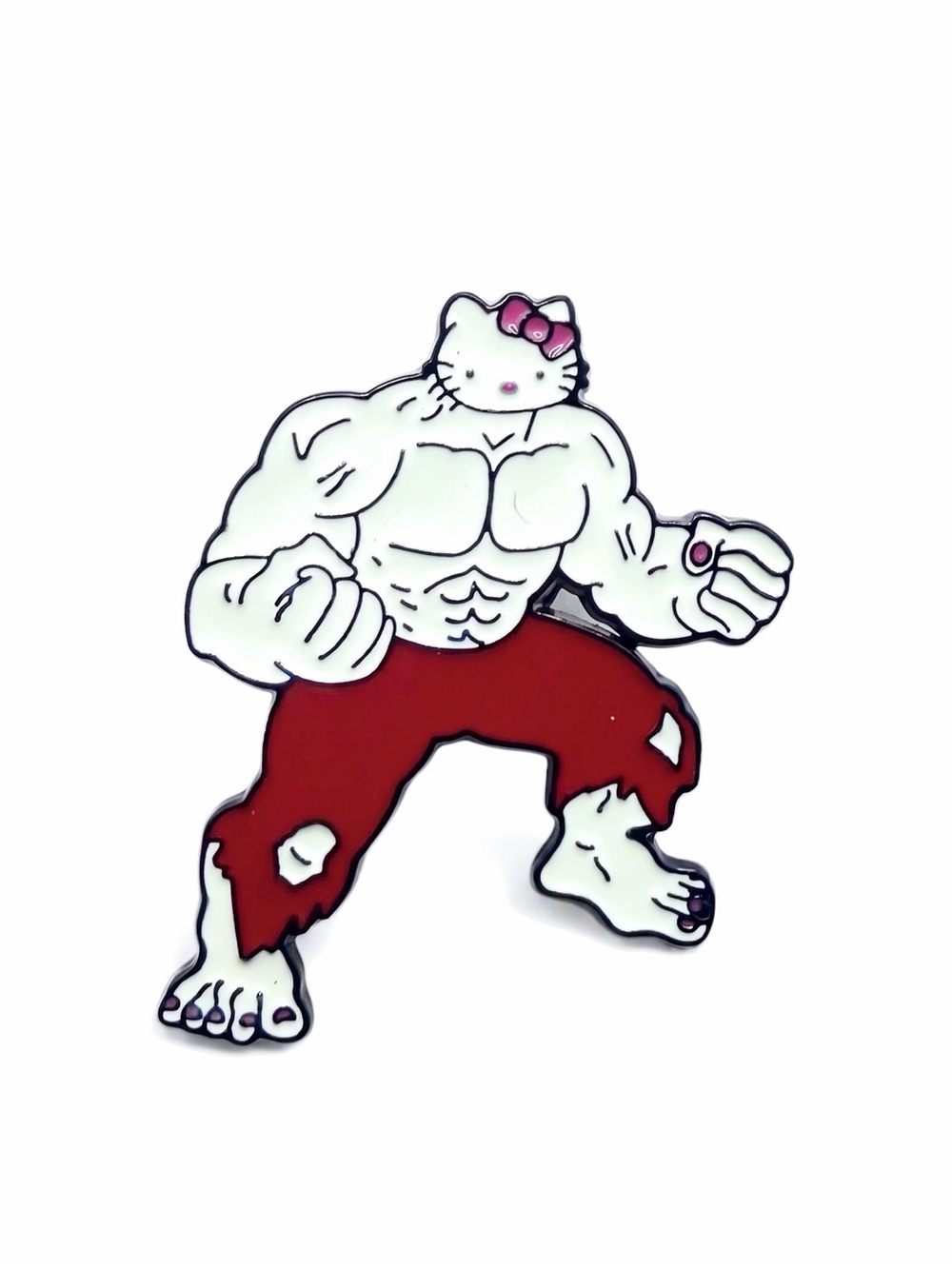 Buff Hello Kitty Enamel Pin